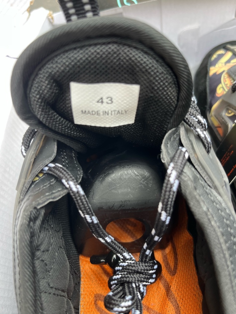 Versace Black and Gold Chain Reaction Sneakers - Picture 5 of 7